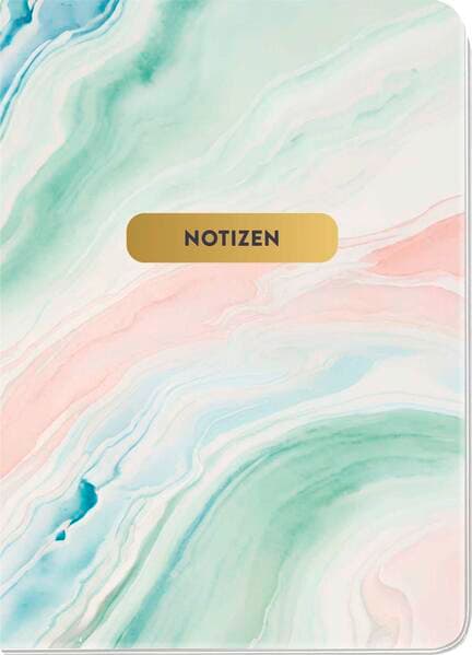 Notizheft Blumenglück Pastell