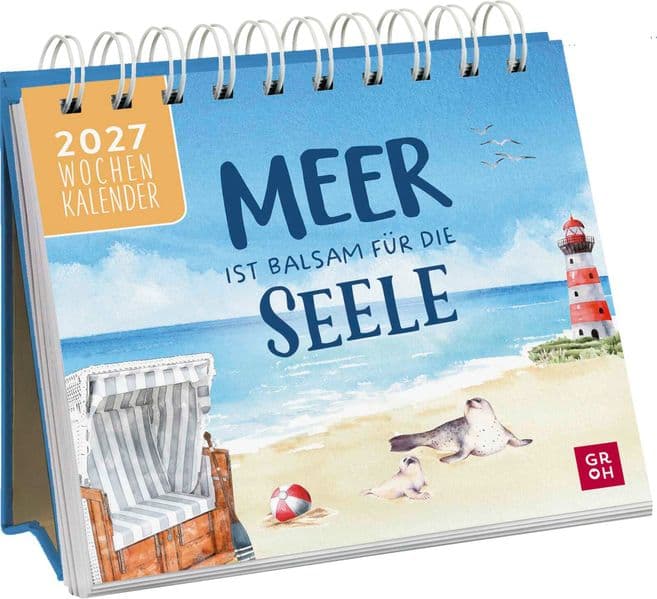 Mini-Wochenkalender 2027: MEER ist Balsam für die Seele