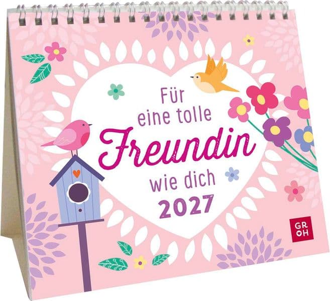 Mini-Kalender 2027: Für eine tolle Freundin wie dich