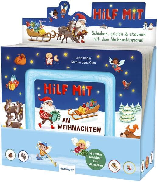 Meine Schiebebahn-Pappe: Hilf mit an Weihnachten