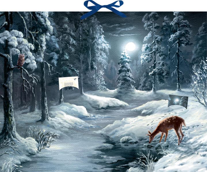 Zettel-Adventskalender – Liegt nun so still die weite Welt