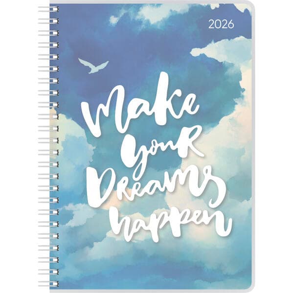 Ladytimer Ringbuch Statement 2026 - Taschen-Kalender A5 (15x21 cm) - Schüler-Kalender - Weekly - Ringbindung - 128 Seiten - Alpha Edition