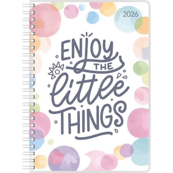 Ladytimer Ringbuch Little Things 2026 - Taschen-Kalender A5 (15x21 cm) - Schüler-Kalender - Weekly - Ringbindung - 128 Seiten - Alpha Edition