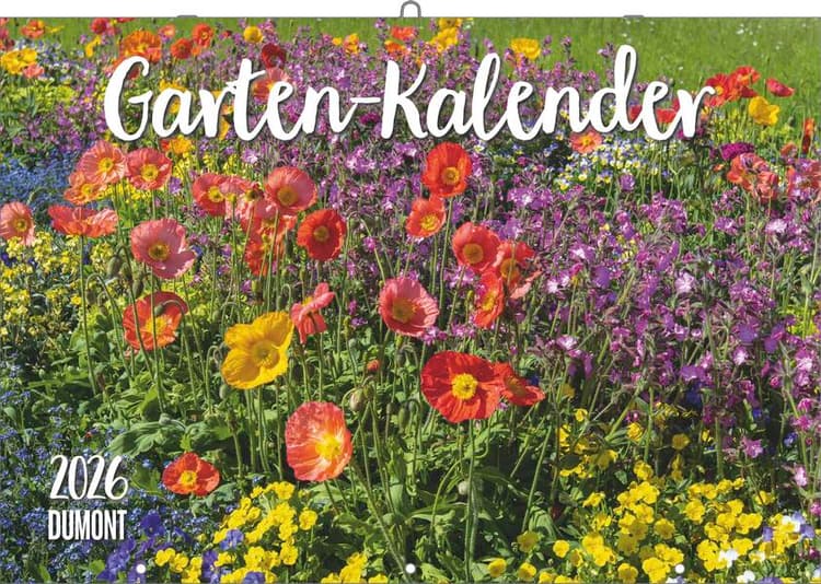 Garten-Kalender 2026 - Broschürenkalender - mit informativen Texten - mit Jahresplaner - Format 42 x 29 cm