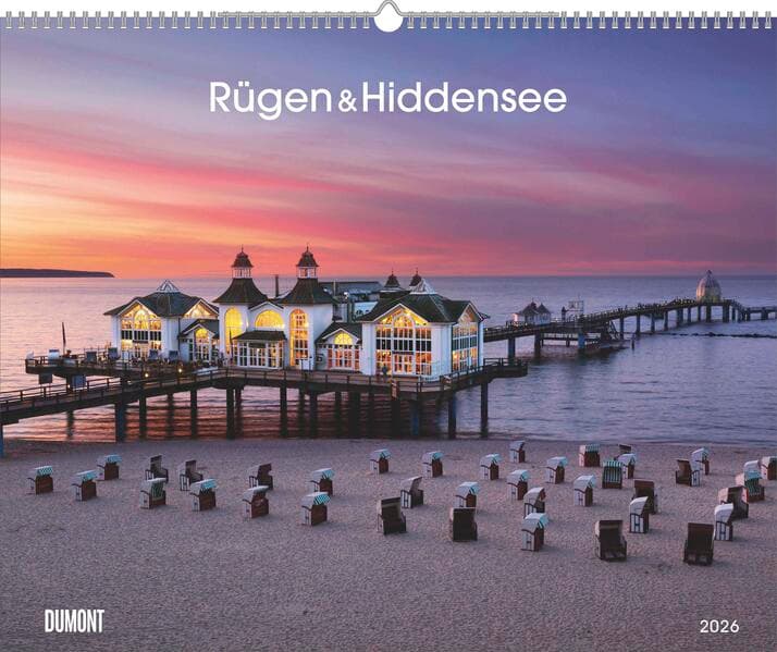 Rügen & Hiddensee 2026 – Wandkalender 52 x 42,5 cm – Spiralbindung