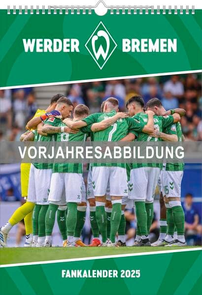 Werder Bremen 2026 - A3-Kalender - Fußball-Kalender - Fan-Kalender - 29,7x42 - Sport