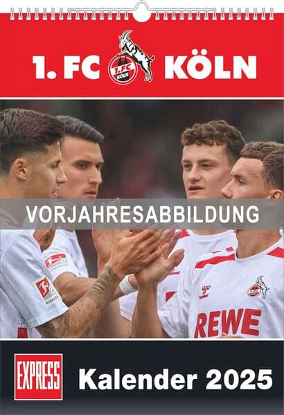 1. FC Köln 2026 - Fußball-Kalender - Express-Fankalender - Wandkalender 29,7 x 42 cm