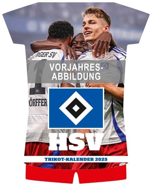 Hamburger SV 2026 - Trikotkalender - Fußball-Kalender - Fan-Kalender - 34,1x42
