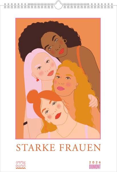Starke Frauen 2026 – Wandkalender – Hochformat A3 29,7 x 42 cm