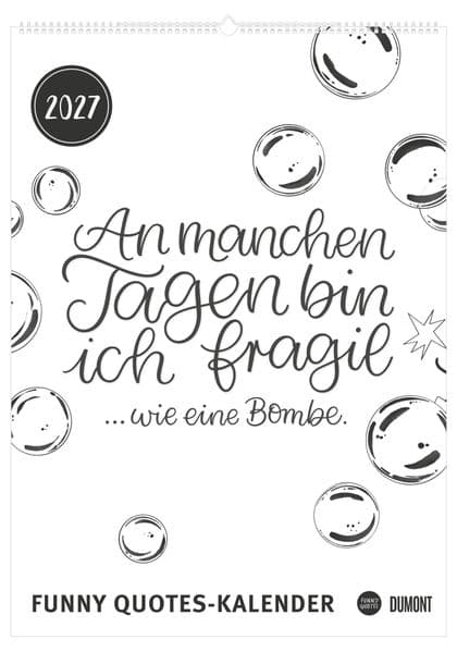 Funny Quotes-Kalender 2027