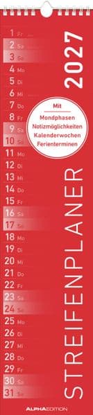 Streifenplaner ROT 2027