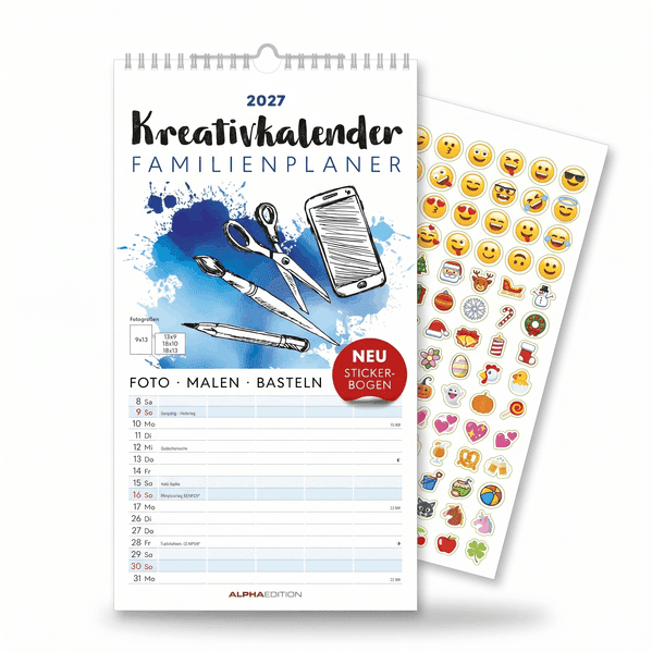 Kreativkalender Familienplaner 2027