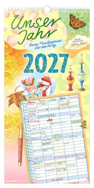Unser Jahr – Unser Familienplaner für den Alltag 2027