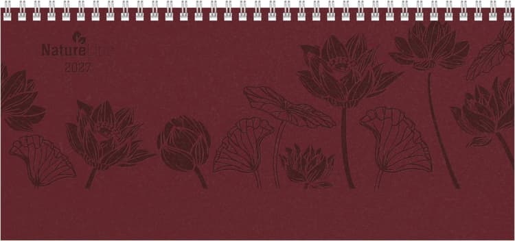 Tisch-Querkalender Flower 2027