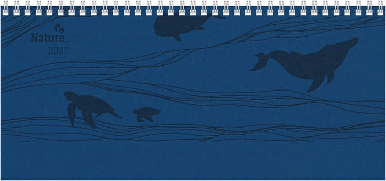 Tisch-Querkalender Nature Line Ocean 2027