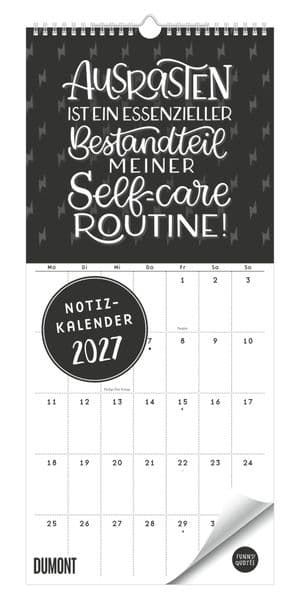 Funny Quotes Notizkalender 2027