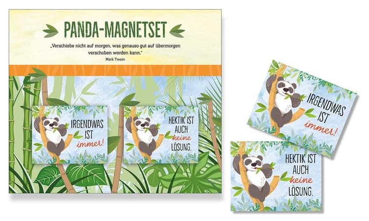 Magnet-Set Panda