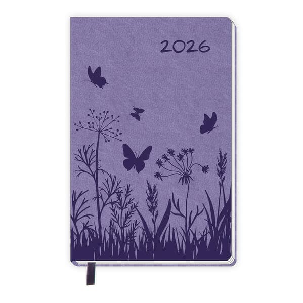 Trötsch Taschenkalender A7 Soft Touch Blumen 2026