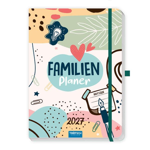 TRÖTSCH - Wochenbuch Familienplaner 2027
