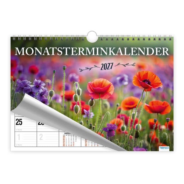 TRÖTSCH - Monatsterminer Montasterminkalender mit Fotocover 2027