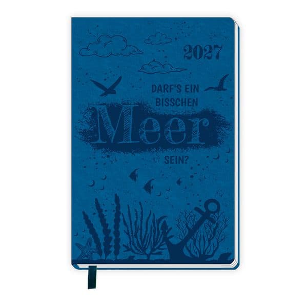 TRÖTSCH - Taschenkalender A7 Soft Touch Maritim 2027