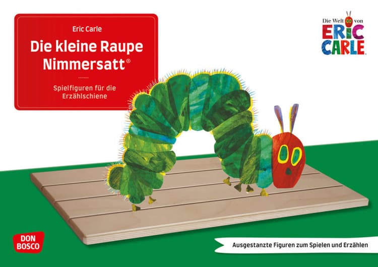 Die kleine Raupe Nimmersatt. Erzählschienen-Figurenset