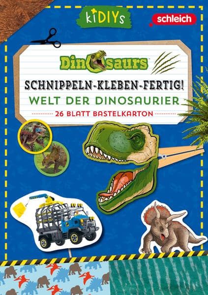 Schnippeln-Kleben-Fertig - Schleich Dinos