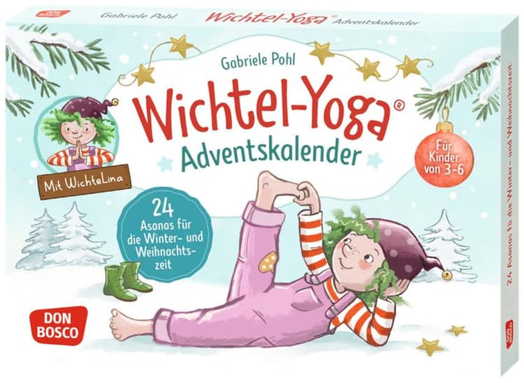 Wichtel-Yoga-Adventskalender. 24 Asanas für die Winter- und Weihnachtszeit