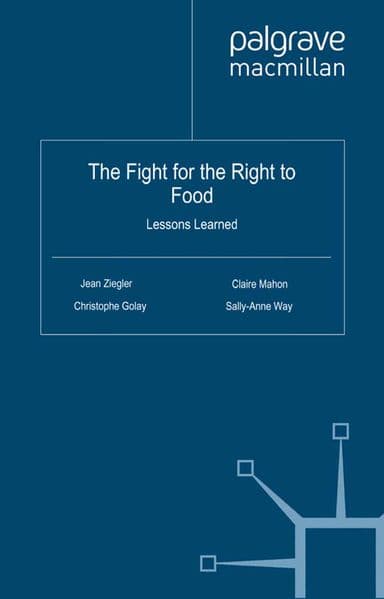 The Fight for the Right to Food