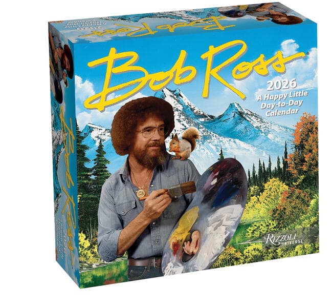 Bob Ross 2026 Day-To-Day Calendar