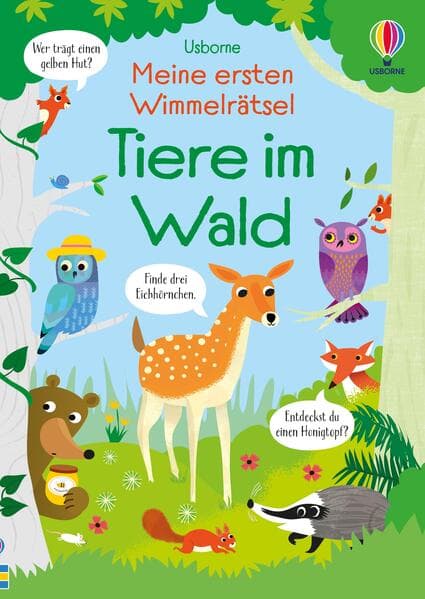 Meine ersten Wimmelrätsel: Tiere im Wald