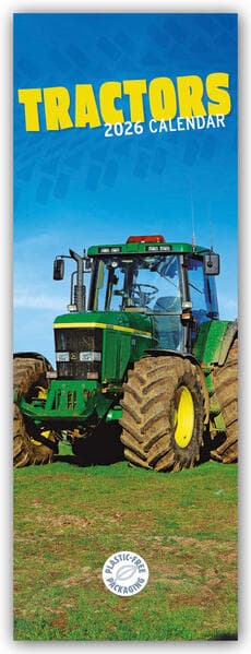 Tractors - Traktoren 2026 - Slimline-Kalender