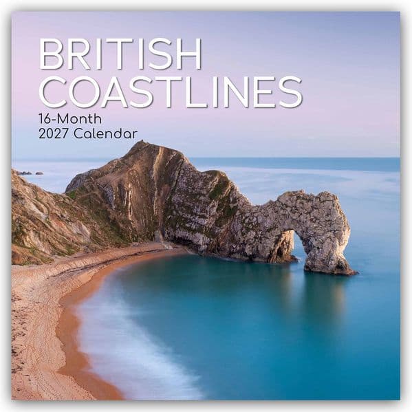 British Coastlines - Die Britische Küste 2027 - 16-Monatskalender