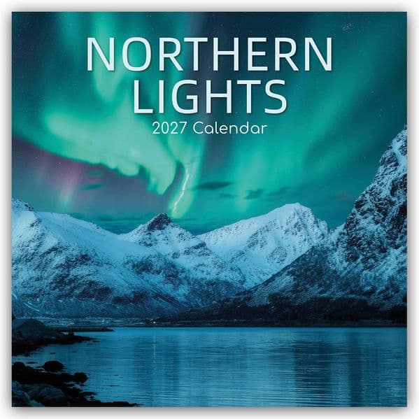 Northern Lights - Nordlicht - Aurora Borealis 2027 - 16-Monatskalender
