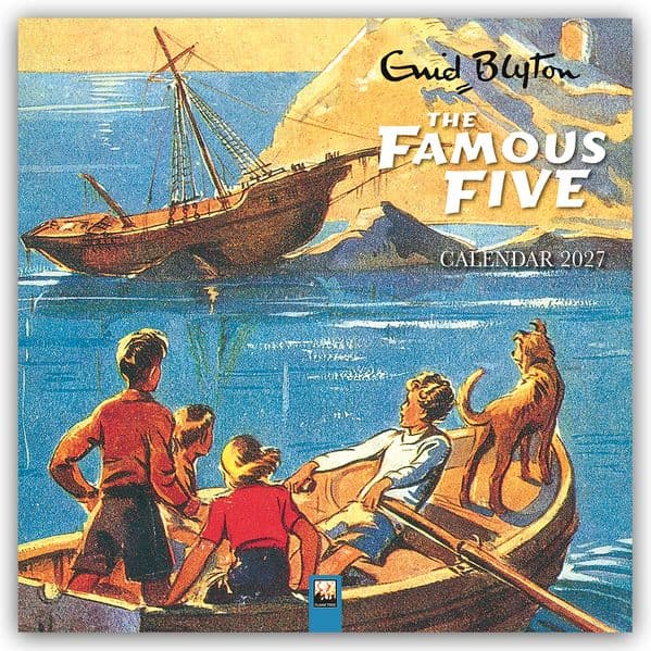 Enid Blyton: The Famous Five Wall Calendar 2027 (Art Calendar)