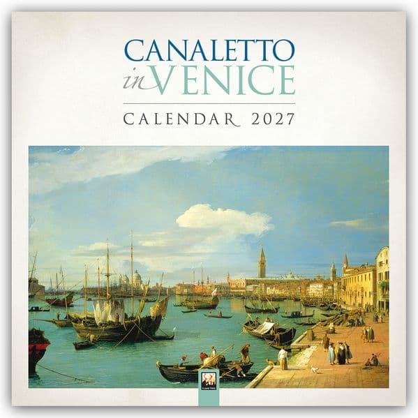 Canaletto in Venice Wall Calendar 2027 (Art Calendar)