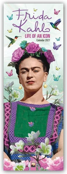 Frida Kahlo: Life of an Icon Slim Calendar 2027 (Art Calendar)