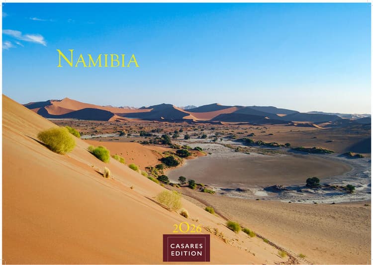 Namibia Kalender 2026 - Wandkalender | Fotokalender Afrika 35x50 cm - . mit atemberaubenden Landschaftsfotos und der Tierwelt