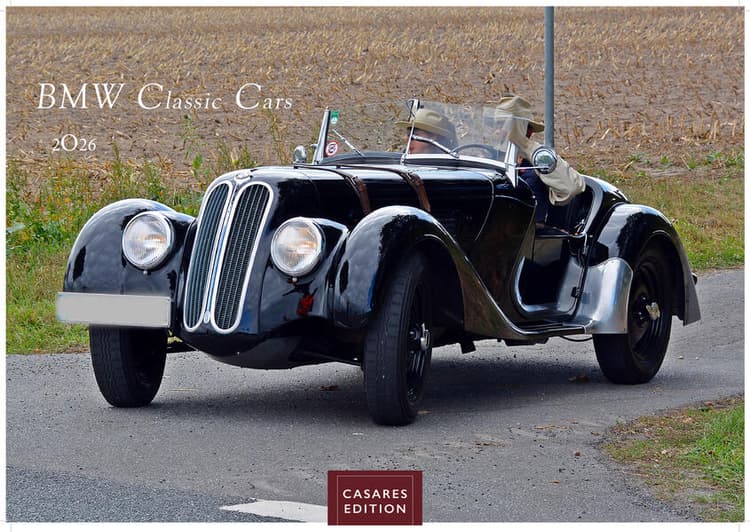 BMW Classic Cars Kalender 2026 - Wandkalender | Fotokalender Oldtimer 24x35cm - Hochwertiger Oldtimer Kalender