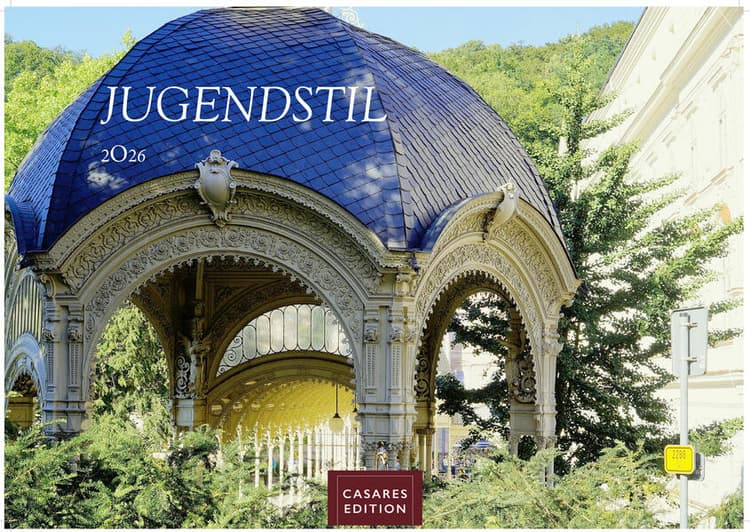 Jugendstil Kalender 2026 - Wandkalender | Fotokalender Kunst 24x35cm - Stilvolle Wanddekoration mit künstlerischen Motiven im Jugendstil für das ganze Jahr