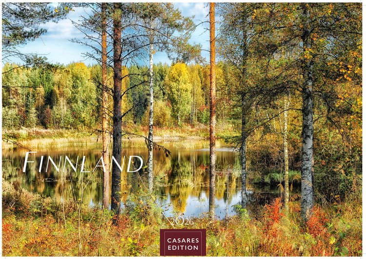 Finnland Kalender 2026 - Wandkalender | Fotokalender Nordeuropa 24x35cm - Hochwertiger . für 2026 - mit beeindruckenden Naturaufnahmen aus Finnland