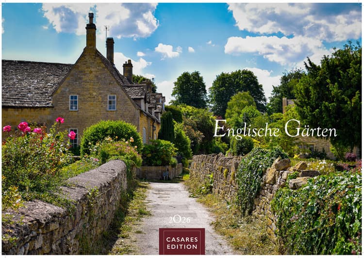 Englische Gärten Kalender 2026 - Wandkalender | Fotokalender Naturkalender England 35x50cm - Naturfotos - Inspiration für Gartenliebhaber - Perfekt für Naturerlebnis & botanische Schönheit
