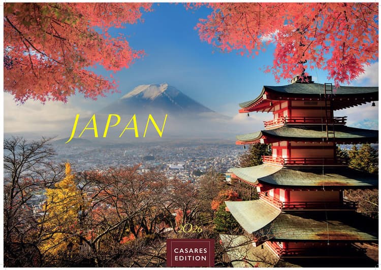 Japan Kalender 2026 - Wandkalender | Fotokalender Asien 35x50cm Grosses Format - Hochwertiger . mit landestypischen Motiven | Perfekt für Japan-Liebhaber