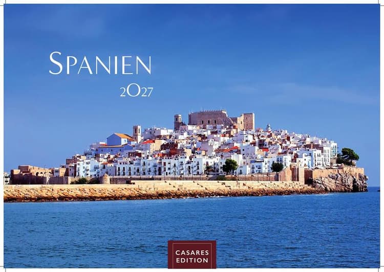 Spanien Kalender 2027 - Wandkalender | Fotokalender Spanien 35x50 cm- Premium . mit 12 faszinierenden Fotos