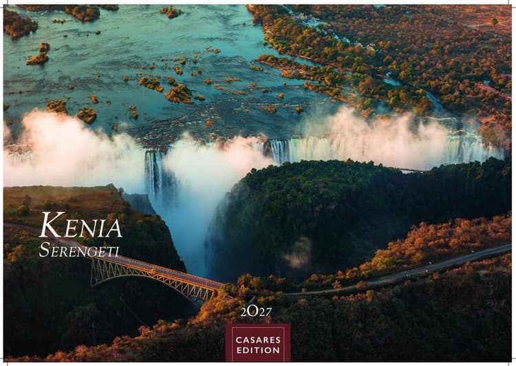 Kenia & Serengheti Kalender 2027 - Wandkalender | Fotokalender Afrika 24x35cm - Wunderschöne Tierkalender- und Naturschutzfotos