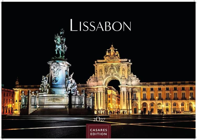 Lissabon Kalender 2027 - Wandkalender | Fotokalender Portugal 24x35 cm - Atemberaubende Fotos dieser schönen Stadt
