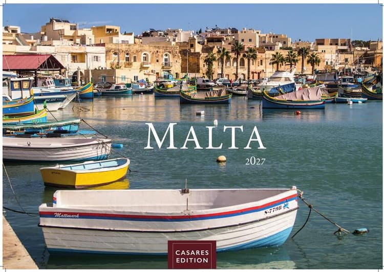 Malta Kalender 2027 - Wandkalender | Fotokalender Südeuropa 24x35cm - Hochwertiger . mit atemberaubenden Fotos von Malta - ideal für Liebhaber der Insel und Reiseliebhaber