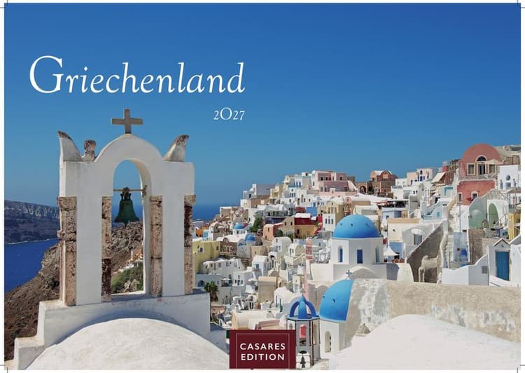 Griechenland Kalender 2027 - Wandkalender | Fotokalender Griechenland 35x50 cm - Traumhafte Aussichten Griechenlands - . mit beeindruckenden Fotos