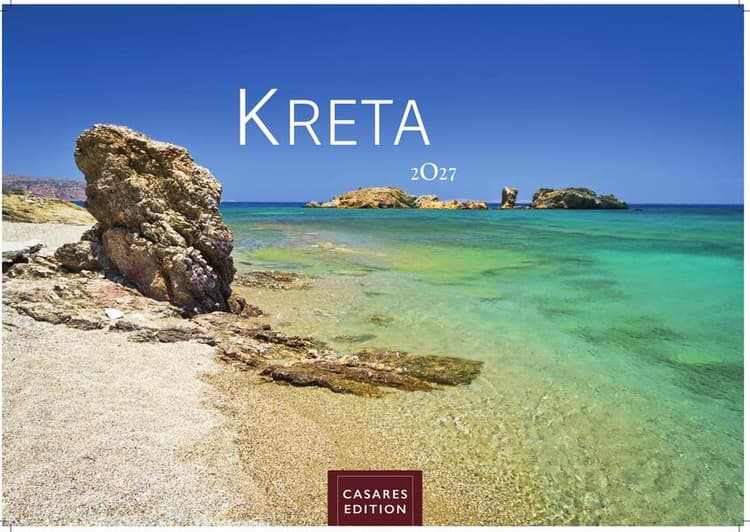 Kreta Kalender 2027 - Wandkalender | Fotokalender Griechenland 24x35cm - . mit 12 atemberaubenden Fotos von Kreta