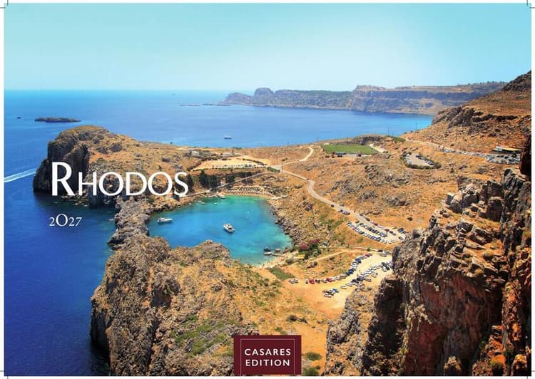 Rhodos Kalender 2027 - Wandkalender | Fotokalender Griechenland 35x50cm Großformat, Premium Qualität, Urlaub, Ferien, Reise & Lifestyle - Perfekt für Rodos Fans & Reisebegeisterte